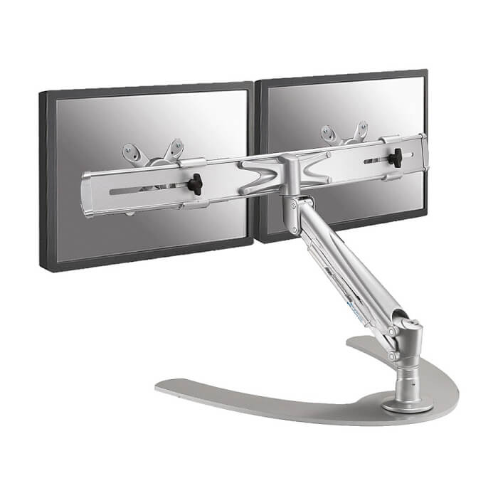 Neomounts by NewStar Flat Screen Desk Mount (stand/foot) for 2 Monitor Screens ID 66783 (тъмнейл - 2)