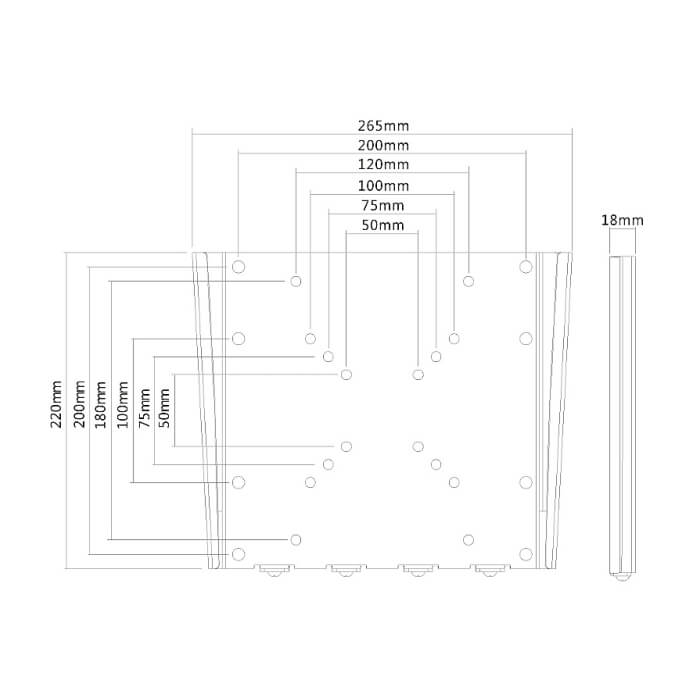 Neomounts by NewStar Flat Screen Wall Mount (fixed, ultrathin) ID 66920 (тъмнейл - 4)