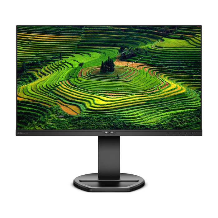 Philips 241B8QJEB, 23.8" Wide IPS, LED, 5ms, 1000:1, 20M:1 DCR, 250cd/m2, 1920x1080@60Hz, Tilt, Swivel, Heigh Adjust, Pivot, D-Sub, HDMI, DVI, DP, USB, Headphone Out , Speakers, Black ID 64971