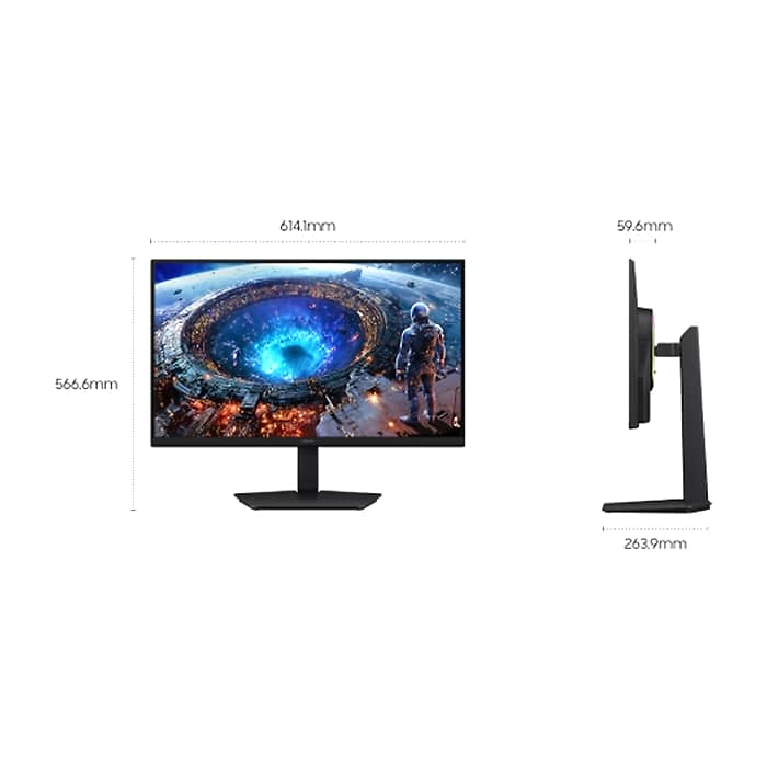 Samsung 27'' LS27HG806SU Odyssey IPS G8 5K 5120 x 2880 180Hz / QHD 360Hz Black + Logitech G102 Mouse, Lightsync RGB, 8000 DPI, 6 Programmable Buttons, Black (тъмнейл - 3)