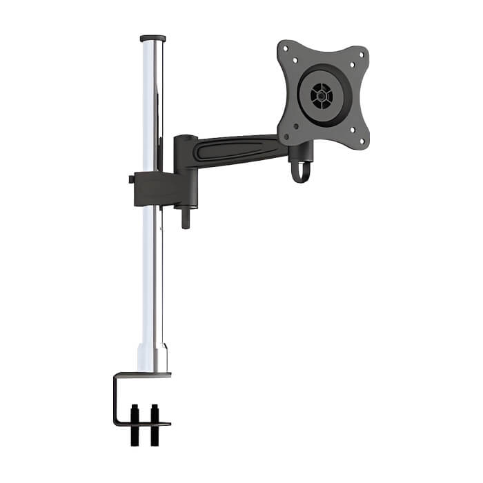 Sunne 10"-24", Desk Bracket, Tilt&Swivel - 15°&180°, max 15kg, Pivot 360°, max VESA 75-100x75-100, height adjustable up to 400 mm, screen to holder - 279 mm ID 66648