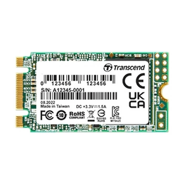 Transcend 250GB, M.2 2242 SSD, SATA3 B+M Key, TLC ID 73237 (тъмнейл - 2)