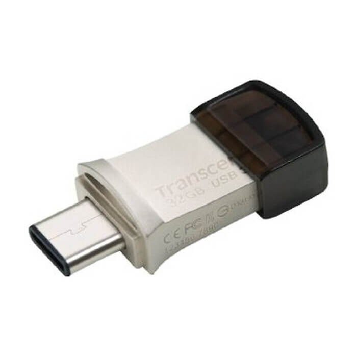Transcend 32GB JETFLASH 890S, USB 3.1 Type C, Silver Plating ID 74152 (тъмнейл - 3)