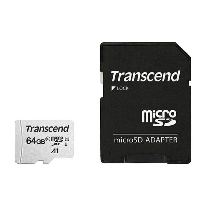 Transcend 64GB microSD w/ adapter UHS-I U1 A1 ID 73987 на супер цена