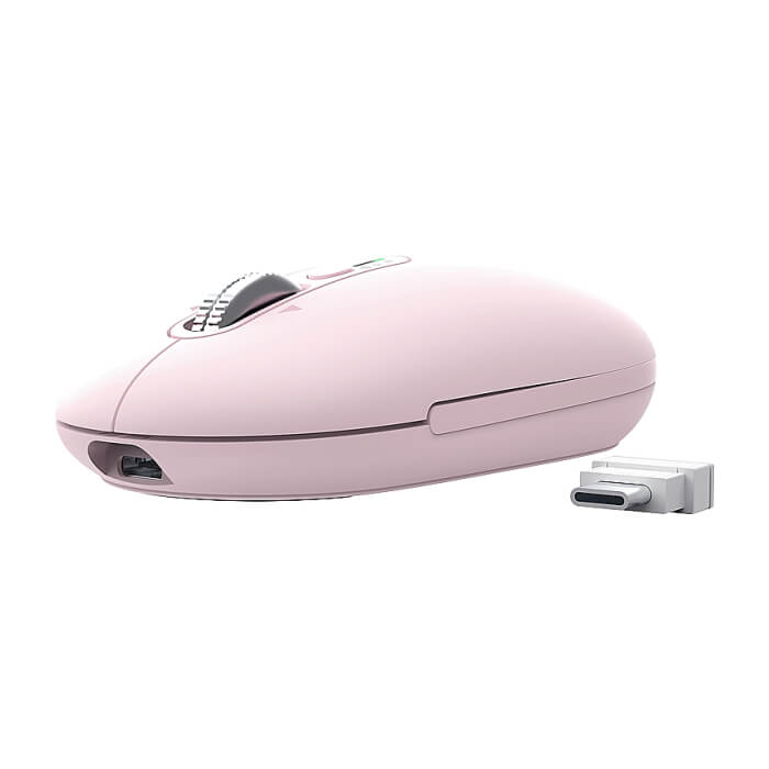 TRUST Seron Slim Multi-Wireless Hyperscroll Mouse Pink (тъмнейл - 4)