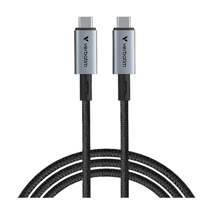 Verbatim Sync & Charge USB-C to USB-C 240W 40 Gbps 120 cm ID 85356 на супер цена