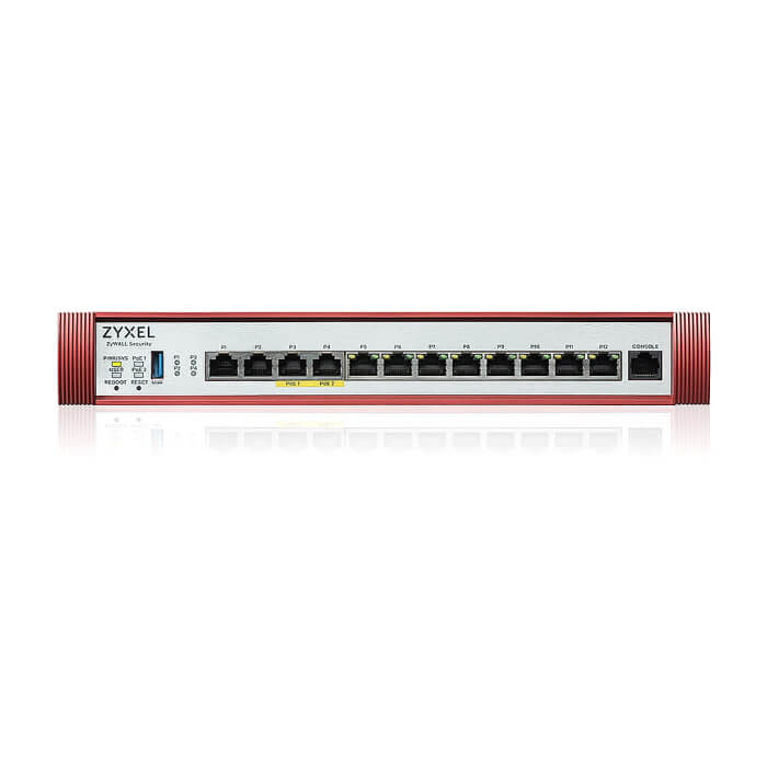 ZyXEL USG FLEX 500 H, 2*2.5G, 2*2.5G( PoE+) & 8 Gigabit user-definable ports, 1*USB with 1 YR Gold Security Pack ID 88972 на супер цена от GT Computers ZyXEL USG FLEX 500 H, 2*2.5G, 2*2.5G( PoE+) & 8 Gigabit user-definable ports, 1*USB with 1 YR Gold Security Pack ID 88972 на супер цена