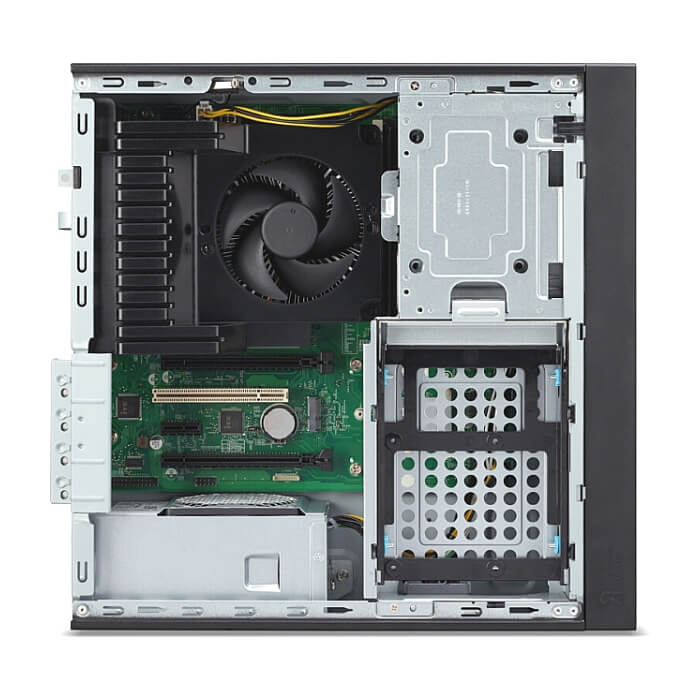 Acer Veriton VX4720GT Intel Core i3-14100 (up to 4.70GHz, 12MB), 1*8GB DDR5, 512GB SSD M.2, DVD+RW, Intel UHD Graphics, TPM 2.0, GLAN, 180W 80PLUS Bronze, KBD& Mouse USB, No O ID 95783 (тъмнейл - 3)