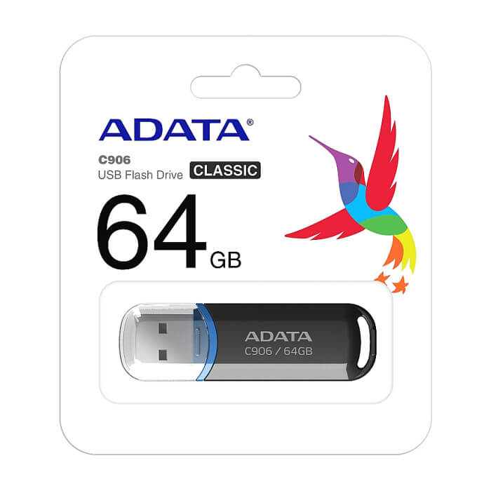 ADATA C906 64GB USB 2.0 Black ID 74255 (тъмнейл - 4)