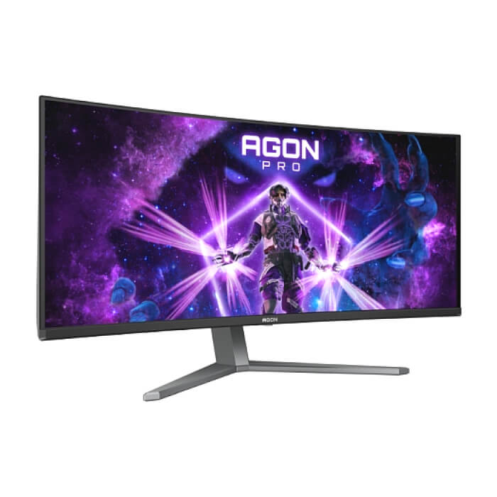AOC AG346UCD, 34" Curved 1800R QD-OLED, 3440x1440@175Hz, 0.03msGtG, 1000 cd/m2, 1.5M:1, 80M:1DCR, Adaptive Sync, FlickerFree, Low Blue Light, 8Wx2, Tilt, Height Adjust, Swivel, 2xHDMI, DP, USB hub ID 85254 (тъмнейл - 4)