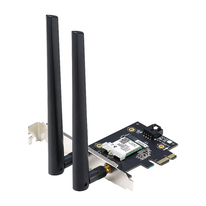 Asus PCI-E Adapter, PCE-AX1800, AX1800, Dual-Band, Bluetooth 5.2, WPA3, OFDMA, MU-MIMO (тъмнейл - 4)