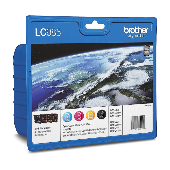 Brother LC-985 BK/C/M/Y VALUE BP Ink Cartridge Set ID 69954 на супер цена