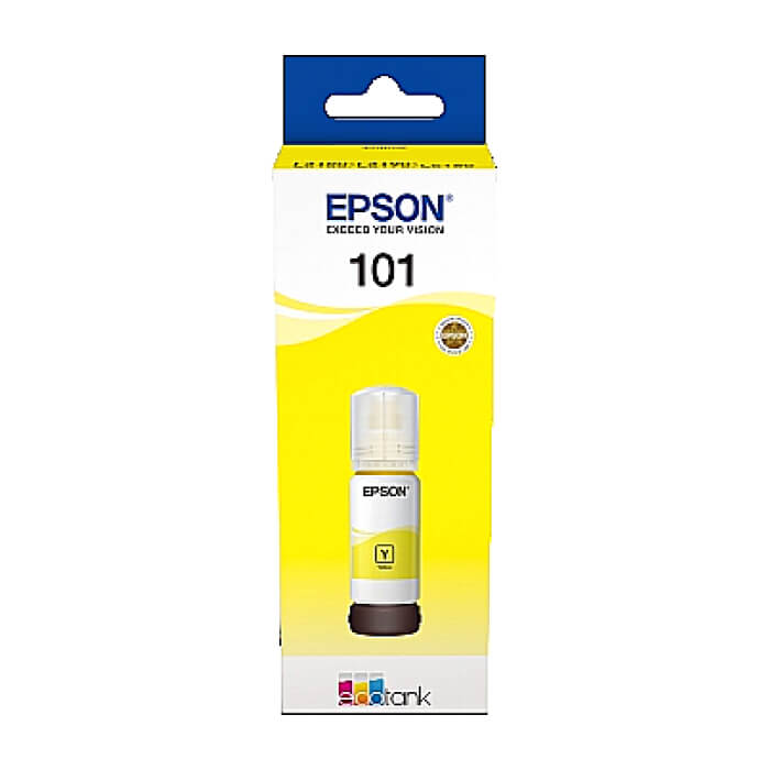 Epson 101 EcoTank Yellow ink bottle ID 69660 на супер цена от GT Computers Epson 101 EcoTank Yellow ink bottle ID 69660 на супер цена