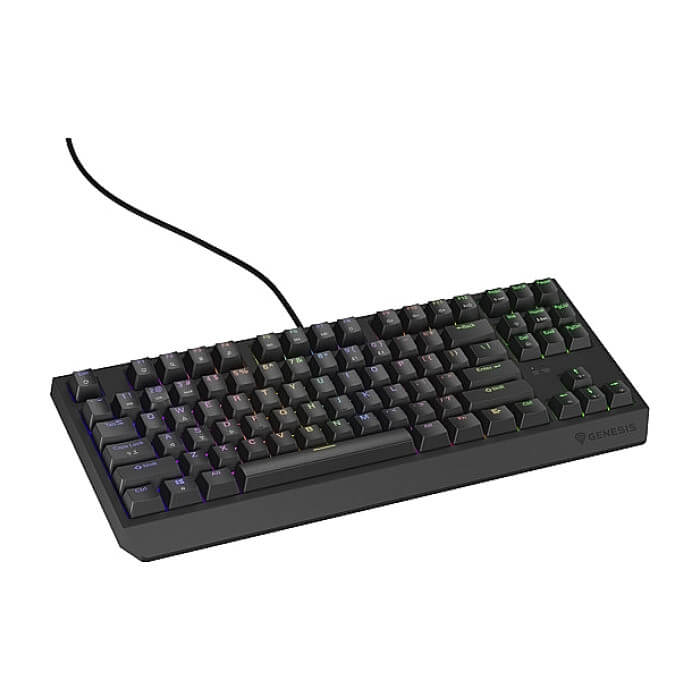 Genesis Gaming Keyboard Thor 230 TKL US RGB Mechanical Outemu Brown Black Hot Swap (тъмнейл - 5)