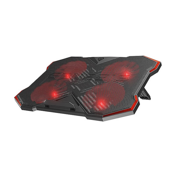 Genesis Laptop Cooling Pad Oxid 260 15.6-17.3 4 Fans, Led Light, 2 Usb ID 63769 (тъмнейл - 3)