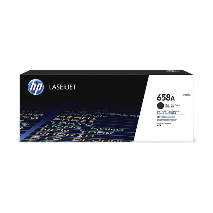 HP 658X Black LaserJet Toner Cartridge ID 68664