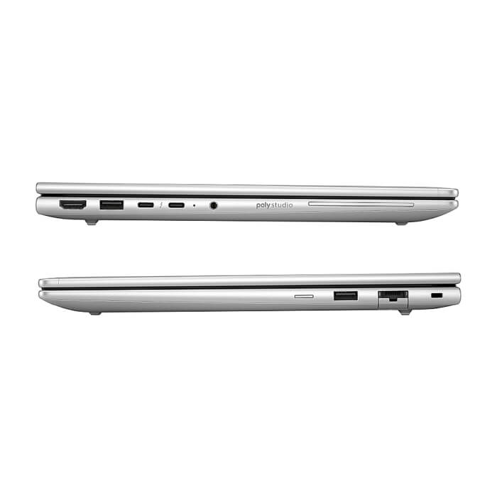 HP EliteBook 6 G1i AI 14" Pike Silver, Ultra 7-255U(up to 5.2GH/12MB/12C), 14" WUXGA AG 300nits, 16GB 5600Mhz 1DIMM, 512MB PCIe SSD, WiFi 7 + BT 5.4, FPR, Smart Card Rea ID 90577 (тъмнейл - 5)