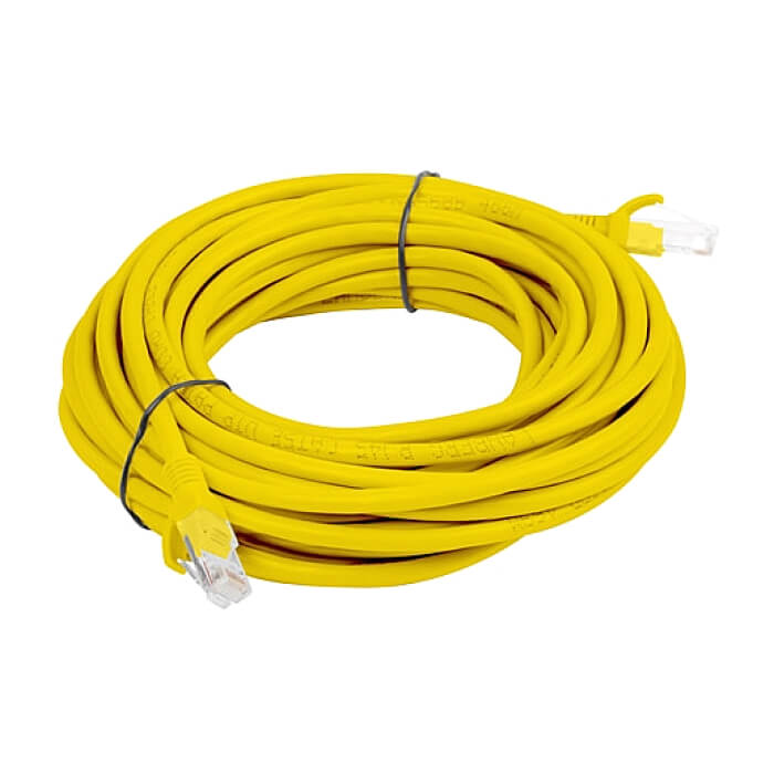 Кабел - Lanberg patch cord CAT.5E 5m, yellow ID 72248 (тъмнейл - 2)