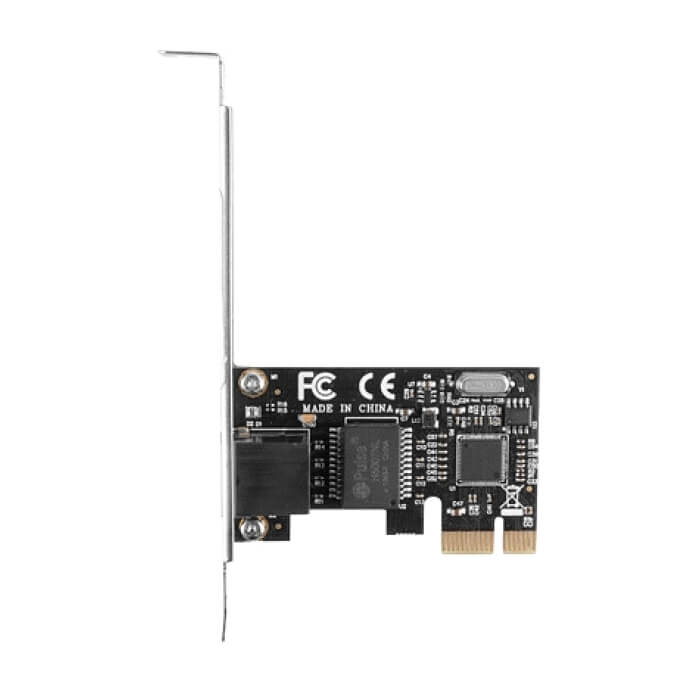 Lanberg network interface card PCI-express gigabit ethernet RTL8111C low profile (тъмнейл - 3)