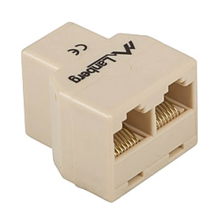 Lanberg RJ-45 inline coupler RJ-45->2XRJ-45 ID 72049 (тъмнейл - 2)