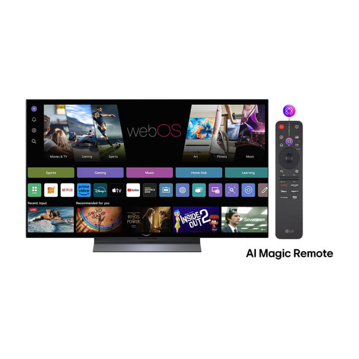 LG OLED48C51LA, 48" UHD OLED evo, 4K (3840 x 2160), DVB-C/T2/S2, Full Cinema Screnn, Alpha 9 AI 4K Gen8, 120Hz Native (VRR 144Hz), ThinQ AI, HDR10, VRR, NVIDIA G-SYNC, AMD Fre ID 98064 (тъмнейл - 2)
