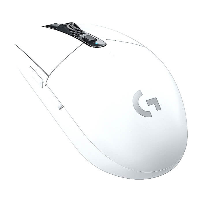 Logitech G305 Wireless Mouse, Lightsync RGB, Lightspeed Wireless, HERO 12K DPI Sensor, 400 IPS, 6 Programmable Buttons, White (тъмнейл - 2)