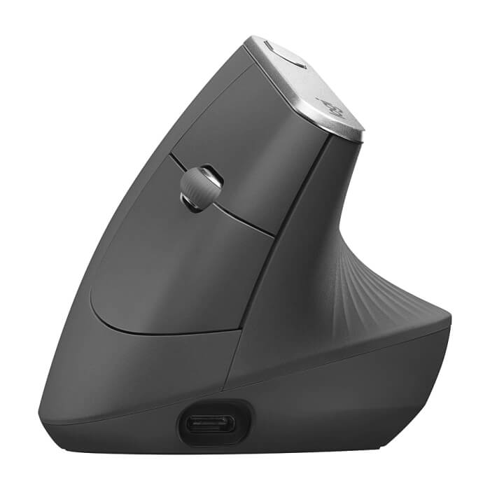 Logitech MX Vertical Advanced Ergonomic Mouse - Graphite (тъмнейл - 3)