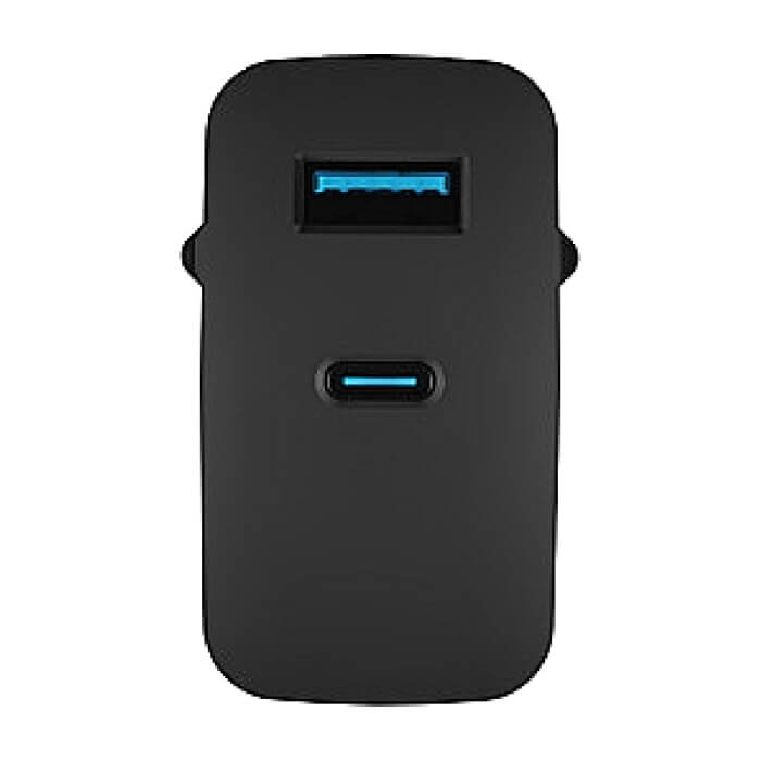 Natec USB Charger Ribera Gan 1X USB-A + 1X USB-C 65W, Black (тъмнейл - 3)