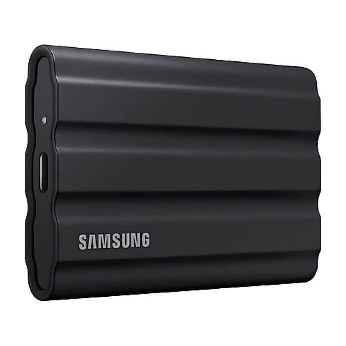Samsung Portable NVME SSD T7 Shield 1TB , USB 3.2 Gen2, Rugged, IP65, Read 1050 MB/s Write 1000 MB/s, Black ID 97575 (тъмнейл - 2)