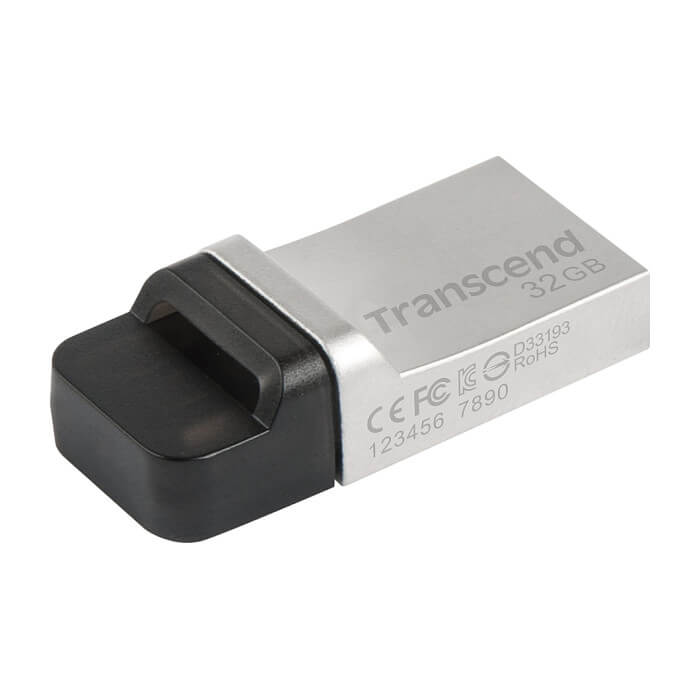 Transcend 32GB, JF880, OTG, USB3.0, Silver ID 74153 (тъмнейл - 3)