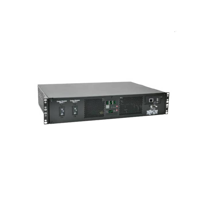 Tripp Lite by Eaton 7.7kW Single-Phase Switched Automatic Transfer Switch PDU, Two 200-240V IEC309 32A Blue Inputs, 16-C13 2-C19 Outlets, 2U, TAA на супер цена
