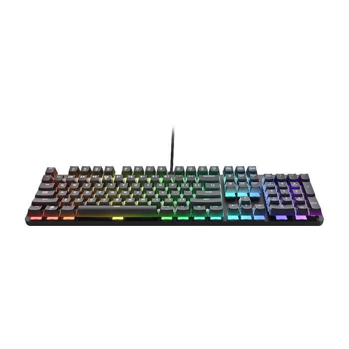 TRUST GXT 871 Zora Mechanical Gaming Keyboard - Black US (тъмнейл - 2)