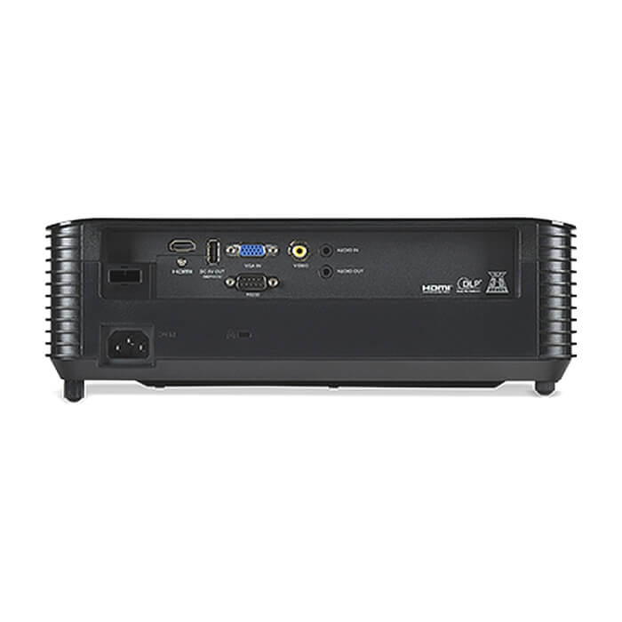 Acer Projector X1328Wi, DLP, WXGA (1280x800), 5000 ANSI Lm, 20 000:1, 3D, Auto keystone, Wireless dongle included, 24/7 operation, Wifi, HDMI, VGA in, RCA, RS232, Audio in/out, DC Out (5V/1A), 3W Speaker, 2.7kg, Black ID 65860 (тъмнейл - 5)