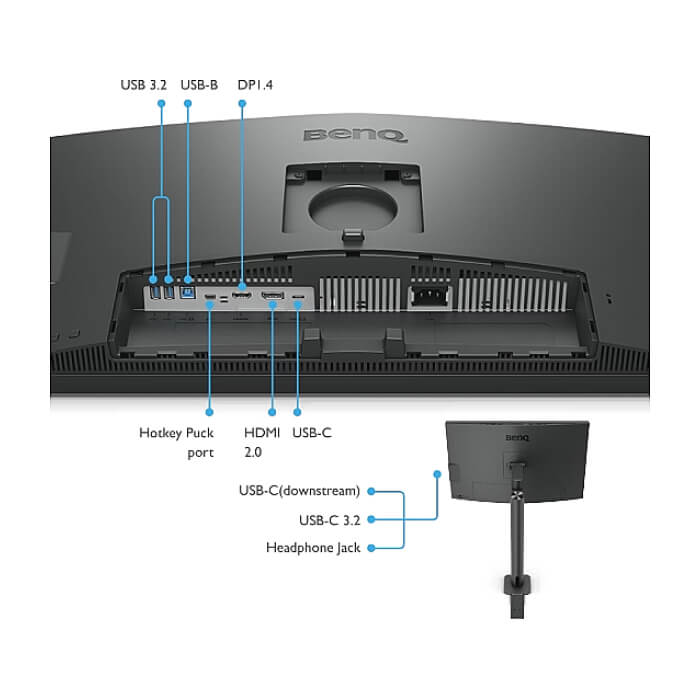 BenQ PD2706UA VERTICAL &  PROFESSIONAL DISPLAY PD2706UA DARK GREY ID 95507 (тъмнейл - 5)