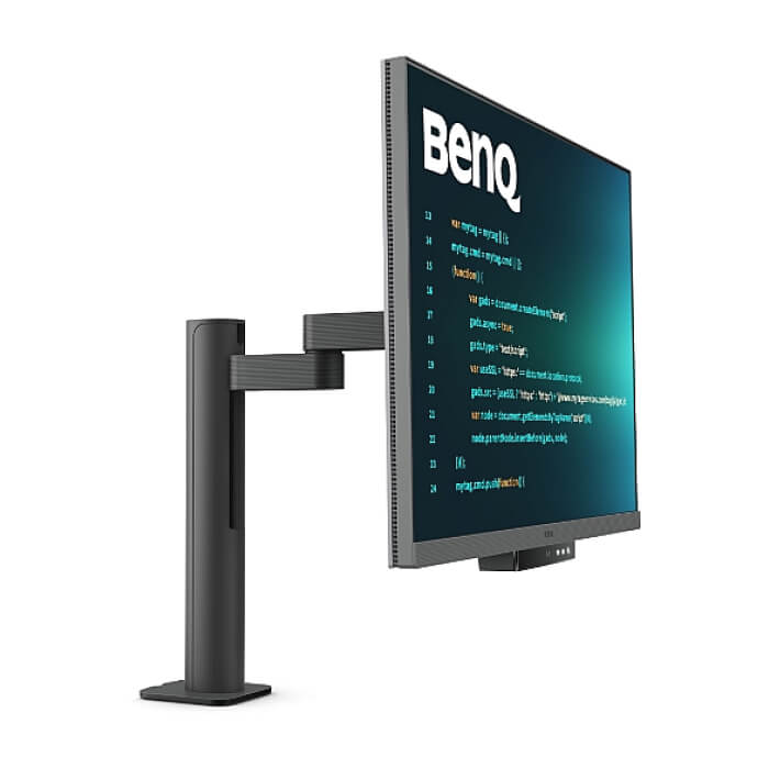 BenQ RD280UA, 28” 4K+ BenQ Programming Monitor with MoonHalo and Flexible Arm, 28.2W LED MONITOR RD280UA METALLIC GREY ID 95429 (тъмнейл - 2)