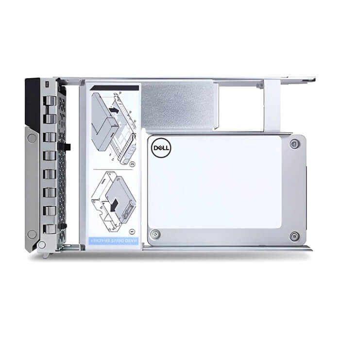 Dell 480GB SSD SATA Mixed Use 6Gbps 512e 2.5in Hot-Plug with 3.5in HYB CARR, CUS Kit ID 86597 на супер цена