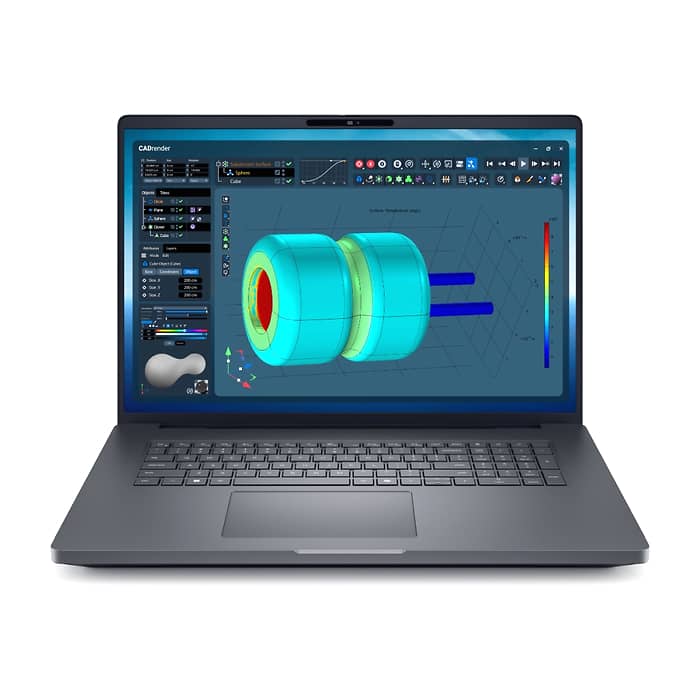 Dell Pro Max 18 Plus MB18250, Intel Ultra 9 285HX (13TOPS NPU, 24 cores, up to 5.50 GHz), 18.0" QHD+ (2560x1600) 500nits, 64GB: 2x32GB 6400 MTs DDR5, 1TB SSD, NVIDIA RTX PRO 3000 12GB GDDR7, 8MP HDR + IR Cam, and Mic, Wi-Fi 7, FPR, Backlit Kb, Win11 на супер цена