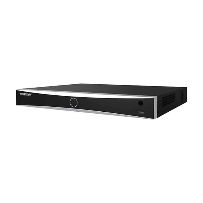 HikVision 16-ch PoE 1U K Series AcuSense 4K NVR, Up to 2-ch@12 MP (2x12 MP/4x8 MP/8x4 MP/16x1080p), H.265+, Up to 160 Mbps, 2 SATA HDD up to 16TB each, 2x USB 2.0; Video input: HDMI 1-ch, 4K (3840x2160)/30 Hz, VGA 1-ch, 1920x1080/60 Hz на супер цена