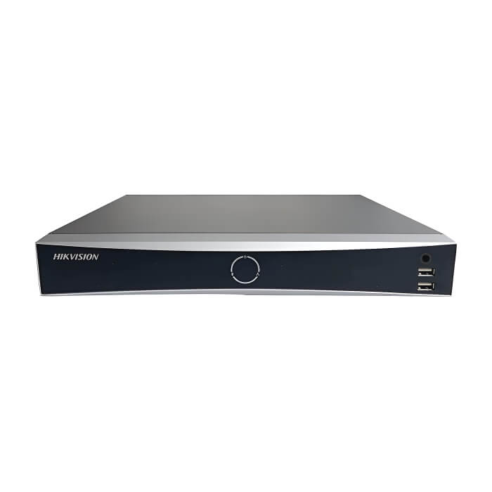 HikVision 8-ch PoE 1U K Series AcuSense 4K NVR, 8 IP Cameras, plug & play with 8 PoE interfaces, 80 Mbps, up to 12 MP/4K, H.265+, 1 SATA HDD up to 10TB, 2 x USB 2.0, Video input: HDMI 4K, VGA 1080p, Audio Output: 1-ch, RCA (Linear, 1 kOhm) ID 82266 на супер цена
