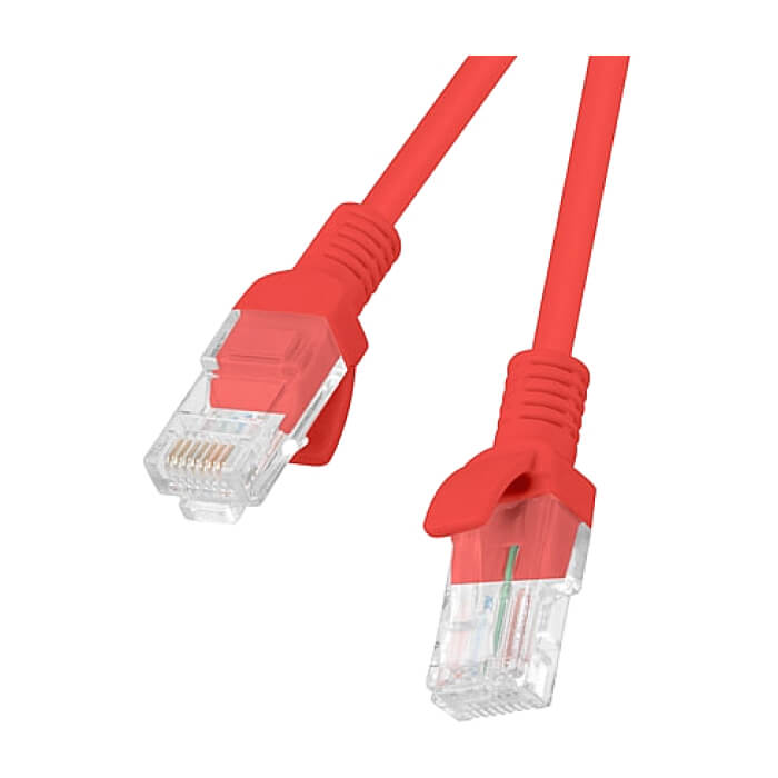 Кабел - Lanberg patch cord CAT.5E 1.5m, red ID 72275
