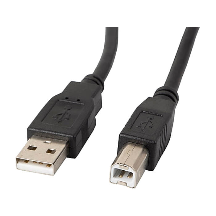 Кабел - Lanberg USB-A (M) -> USB-B (M) 2.0 cable 1.8m, black ferrite ID 72665 (тъмнейл - 2)