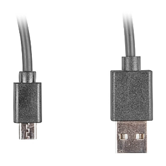 Кабел - Lanberg USB MICRO-B (M) -> USB-A (M) 2.0 cable 1.8m easy-USB, black ID 72632 (тъмнейл - 2)