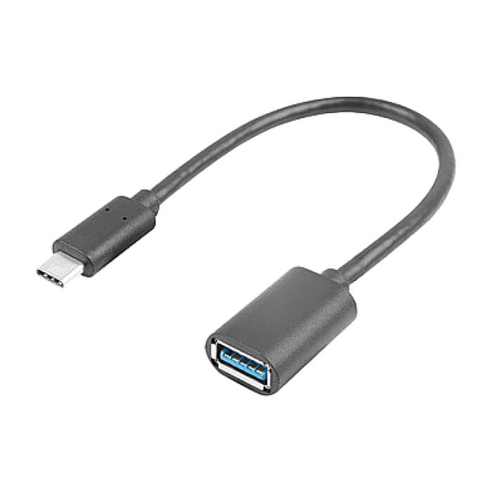 Lanberg Adater Cable USB-C(M) 3.1->USB-A(F) OTG 15CM Black на супер цена