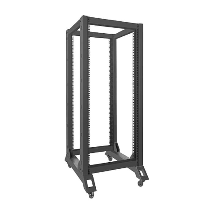 Lanberg open rack 27U 600x800, black ID 71906 (тъмнейл - 4)