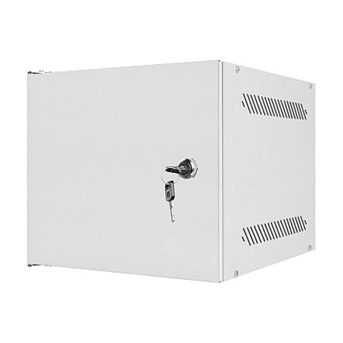 Lanberg rack cabinet 10" wall-mount 4U / 280x310 for self-assembly (flat pack) with metal door, grey ID 71864 (тъмнейл - 2)