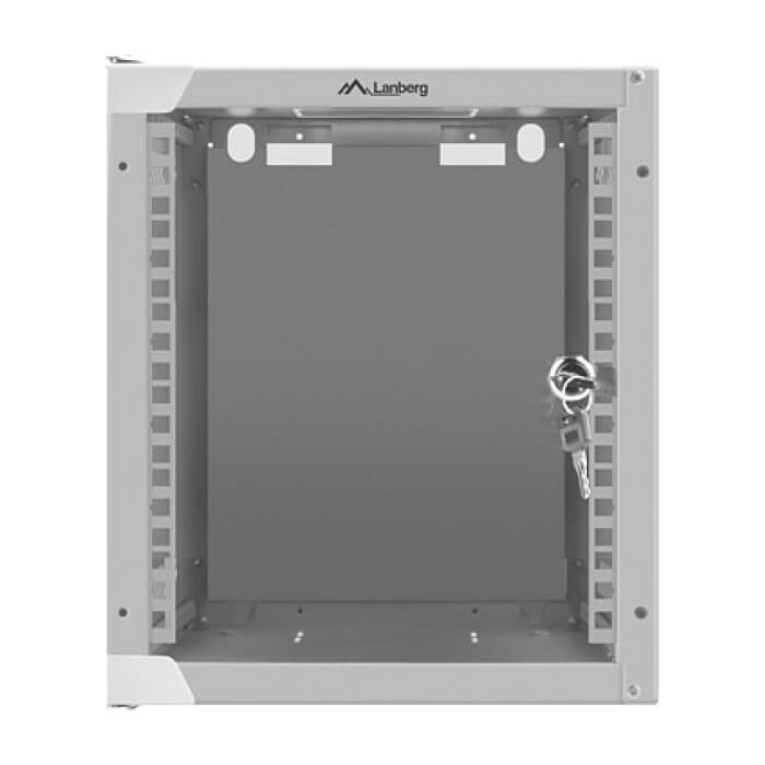 Lanberg rack cabinet 10” wall-mount 6U / 280x310 for self-assembly (flat pack), grey ID 71859 на супер цена от GT Computers Lanberg rack cabinet 10” wall-mount 6U / 280x310 for self-assembly (flat pack), grey ID 71859 на супер цена