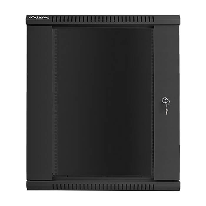Lanberg rack cabinet 19” wall-mount 15U / 600x600 for self-assembly (flat pack), black ID 71879 (тъмнейл - 2)