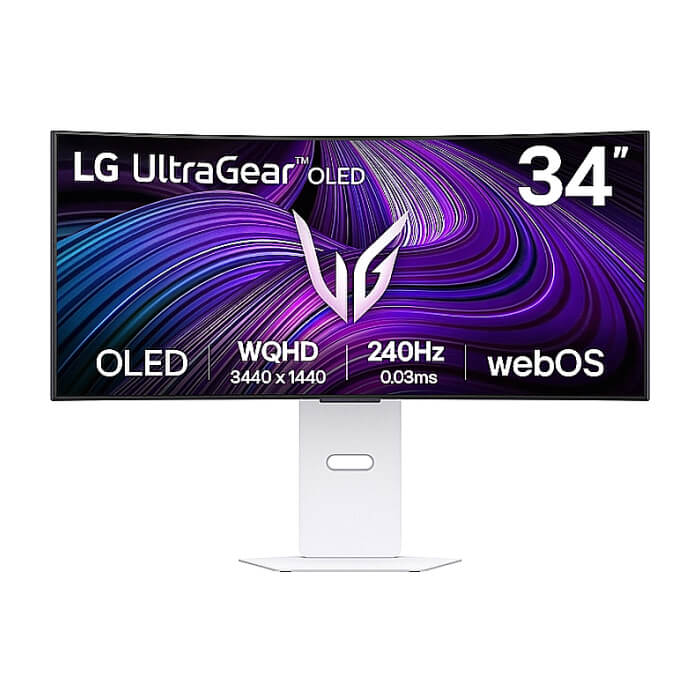 LG 34GX90SA-W, 34", OLED UltraGear 21:9 Curved Smart, IPS 0.03 ms, WQHD (3440x1440), 240Hz, HDR 10, 1500000:1, 250 cd/m2, DCI-P3 98.5%, USB 3.0, VRR, Free-sync, G-Sync, USB-C, ID 91404 на супер цена