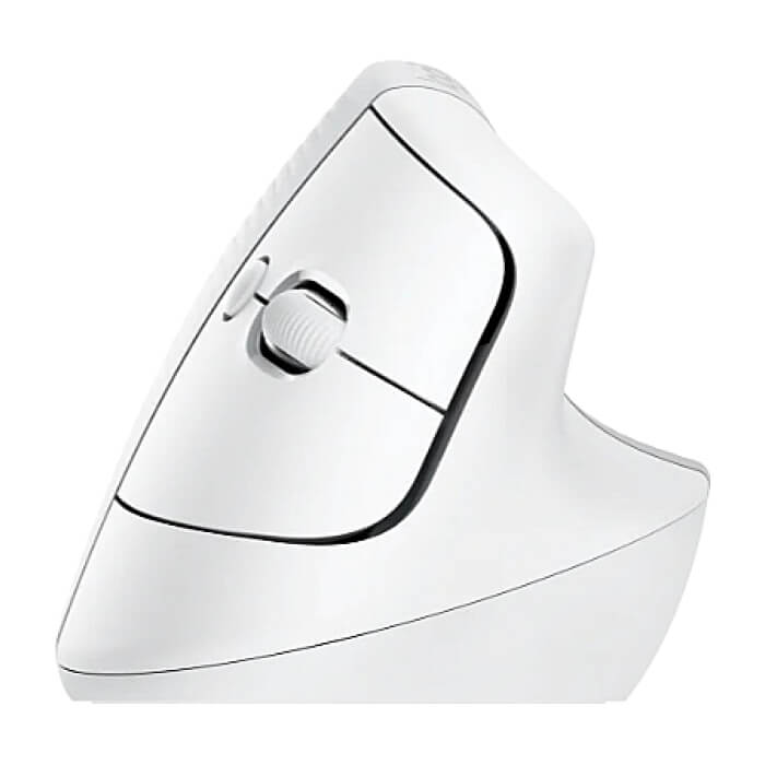 Logitech Lift for Mac Vertical Ergonomic Mouse - OFF-WHITE/PALE GREY - EMEA (тъмнейл - 3)