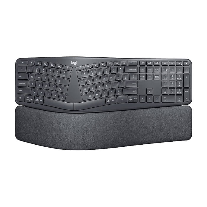Logitech Wireless Keyboard ERGO K860, US INTL, Central, Graphite на супер цена от GT Computers Logitech Wireless Keyboard ERGO K860, US INTL, Central, Graphite на супер цена